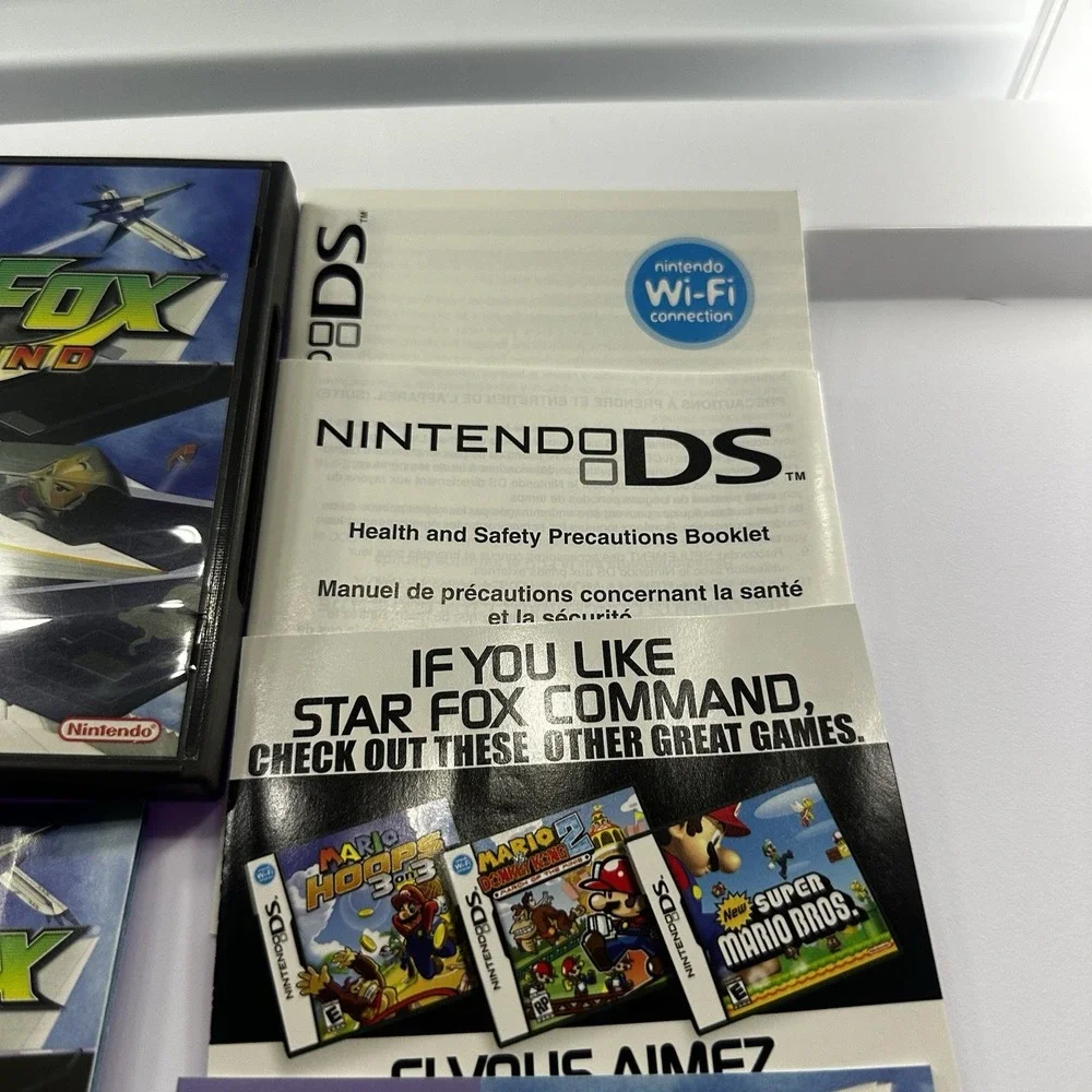 Star Fox Command (Nintendo DS) Case, Manual, And Inserts Only - Mint/Clean!